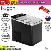 Kogan 12kg Ice Cube Maker (Black), Ice Makers, Appliances