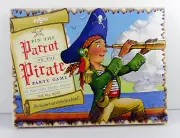 NEW eeBoo Pin The Parrot On The Pirate Party Game - w/ Fabric Blindfold