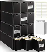 Kitoyz 8000+ Trading Card Storage Box With 50 Dividers - Baseball, Football, Sport Collection Compatible With Game Cards