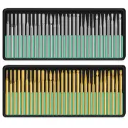 30Pcs Diamond Burr Bits Drill Set Rotary Multi Tool Accessories Kit For Dremel