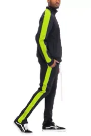 2-Piece Side Stripe Jacket & Track Pants Set From Weiv