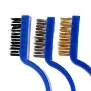 Wire Cleaning Brush Set Blue 3 Pack