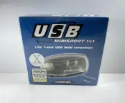 Midiman USB MIDISPORT 1x1 USB MIDI Interface For Windows & Mac OS X