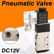 1/4" BSPT DC 12V 5 Way 2 Position Pneumatic Electric Solenoid Air Valve 4V210-08