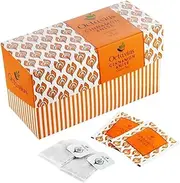 Octavius Enveloped Cinnamon Anise Green Tea Bags | Antioxidant-Rich Promotes Relaxation & Mental Clarity | Enhances Immunity & Aids Digestion - 30 Tea Bags