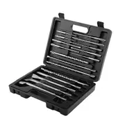 Rotary Hammer Drill And Chisel Bits Set Masonry Hole Tool Drill Bit SDS PLUS - 17pcs