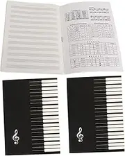 CORHAD Guitar Piano Stave Notebook Set Diy Sheet Music Books Chord Book Music Score Notebook for Practice Composition