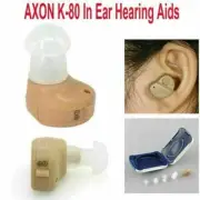 Super Mini AXON K-80 In Ear Hearing Aid Audiphone Sound Amplifier Adjustable DSA