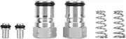 Ball Lock Keg Posts Stainless Steel, Gas Liquid Poppets Springs for Home Brewing, 19/32in 18 Thread, Keg Replacement, Pressure Resistant
