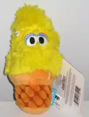 Bark Box Dog Toy BIG BIRD ICE CREAM Cone XS S 0-20 lb Squeaks New Sesame Street