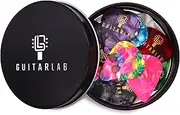 Guitar Lab Guitar Pick Gift Tin by | Guitar Accessories | 18pcs | Celluloid plectrums for electric, acoustic, bass guitar or ukulele | 0.46mm, 0.71mm and 0.96mm