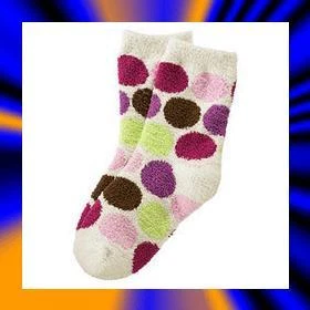 NWT Girls 2-3 Gymboree “DOTS OF FUN” Micro-Fleece Cotton Blend STRETCH DOT SOCKS