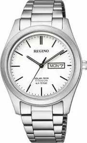 Citizen Watch Regno SolarTech Standard Titanium Model KM1-415-11 Men's
