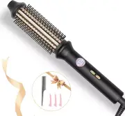 Thermal Brush Ionic Heated round Brush for Blowout Look, Hot Hair Curling Iron