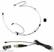 Double ear Headset Microphone For AKG Samson Gemini Wireless Head Mic Detachable
