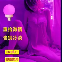 在飛比找ETMall東森購物網優惠-USB情趣小夜燈led夫妻房事紅色喜慶唯美浪漫便捷小夜燈情侶