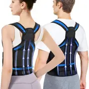 Posture Corrector for Women and Men, Upgraded Adjustable Back Brace for Upper...