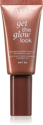 [Paese cosmetics] Country Get The Glow Look lightweight illuminating foundation SPF 20 color 4W Medium Beige 30 ml