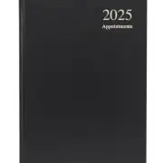 2025 COLLINS ESSENTIAL APPOINTMENT DIARY A4 DAY to Page DTP ESSA41A.99 - BLACK