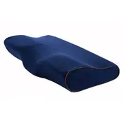 Navy Memory Foam Orthopedic Pillow Neck Shoulder Support Cushion