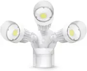 JJC 4000LM LED Security Lights Motion Sensor Flood White, 3000k-Warm White