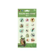 10pc Avenir Sealing Wax Fun Stickers DIY Crafts Peel & Stick Bird Kids 3y+