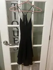 B Arden Black Size 1/2 Skater Dress Black