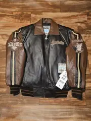 NEW Vintage Rare Scooby Doo Cartoon Network Brown Leather 1998 Promo Jacket Sz S