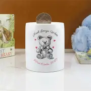 Teddy Bear Personalised Money Bank