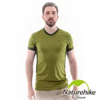 在飛比找誠品線上優惠-【Naturehike-NH】速乾排汗V領短袖機能服 男款 