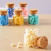 Small Glass Jars with Cork Lids, 50ml Mini Bottles for DIY Crafts, Party Favo...