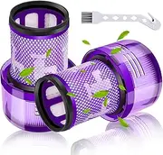 Dyson Filter, Dyson v12 Filter for Dyson V12 Slim Vacuums, V12 Detect Slim Vacuums, Dyson V12 Detect Slim, V12 Detect Slim Extra, Replacement Filter Dyson v12 Slim Absolute, Replace #971517-01