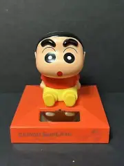New Solar Powered Dancing Toy Bobblehead - Japan Crayon ShinChan Boy - Red