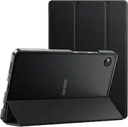 [JETech] Case for Samsung Galaxy Tab A9 8.7-Inch 2023, Slim Translucent Back Tri-Fold Folio Stand Protective Tablet Cover (Black)