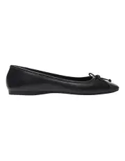 [Sandler] Maya Flat Shoes in Black Leather