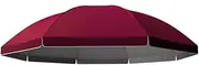 HCZION 8/10 Ribs Beach Replacement Umbrella Canopy 2m 2.2m 2.4m 2.6m 2.8m 3m Replacement Umbrella Edge Cover Market Umbrella Top- Green (Color : Wine red/8Ribs, Size : 6.5ft/2m)
