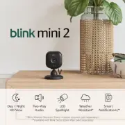 Mini 2 (Newest Model) — Home Security & Pet Camera(s) with HD video, color