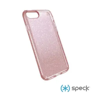 【Speck】iPhone 7 Presidio Clear+Glitter 金色玻璃水晶防摔保護殼(透明防摔殼)