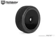 Powerhobby J-Zero 1/8 Buggy Tires Black Dish Wheels (2) Ultra Soft Unglued