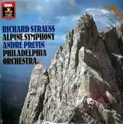 RICHARD STRAUSS "ALPINE SYMPHONY" (PREVIN/PHILADELPHIA) NEW! SEALED LP! (MINT)