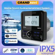 GRANDnavi Marine Radio Boat Stereo Bluetooth FM AM Digital Media Audio Player