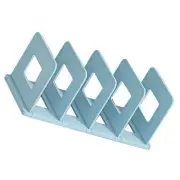 US (Blue) Book Stand Desktop Student Bookshelf Office Desk Study Table Book