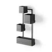 Umbra Cubiko Wall Planter Outdoor Indoor Flower Herb Succulent Plant Pot