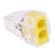 50 x 2-Way Wago 773-102 Push Connectors 2.5mm²