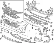 Genuine Volkswagen Center Filler 11K-807-185-D-H7J