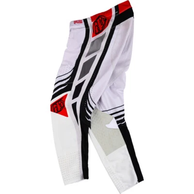 Troy Lee Designs 2024 GP Pro Wavez White/Red Kids Pants