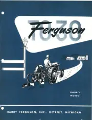 Ferguson TO 30 Owner’s Manual – 1951 – reprint