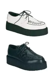 Pleaser Demonia CREEPER-402 Men's 2 Inch Leather Platform Creeper