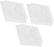 Healeved 3pcs Eyelash Grafting Models for Beginners Plastic Tray for Eyelash Extension Practice Beauty Salon Supplies for Grafting Techniques and Skill Development