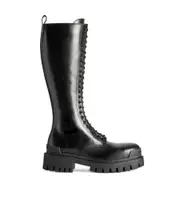 Balenciaga Strike Lace-Up Boots 36.5 black